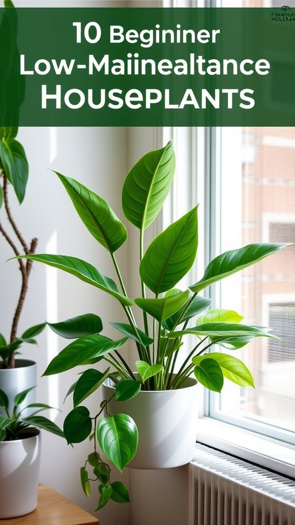 “10 Best Low-Maintenance Houseplants For Beginners”