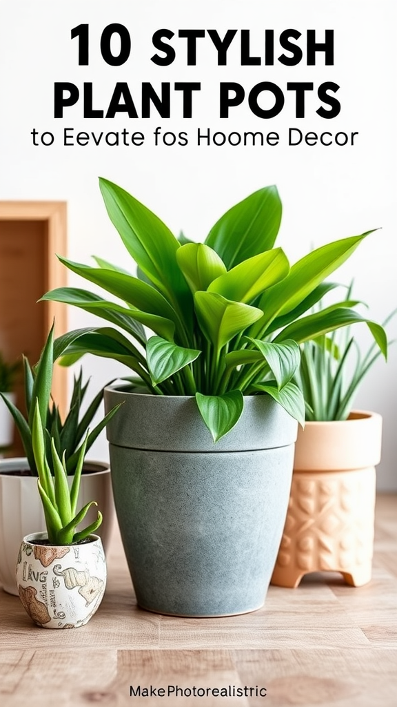 “10 Stylish Plant Pots To Elevate Your Home Decor”