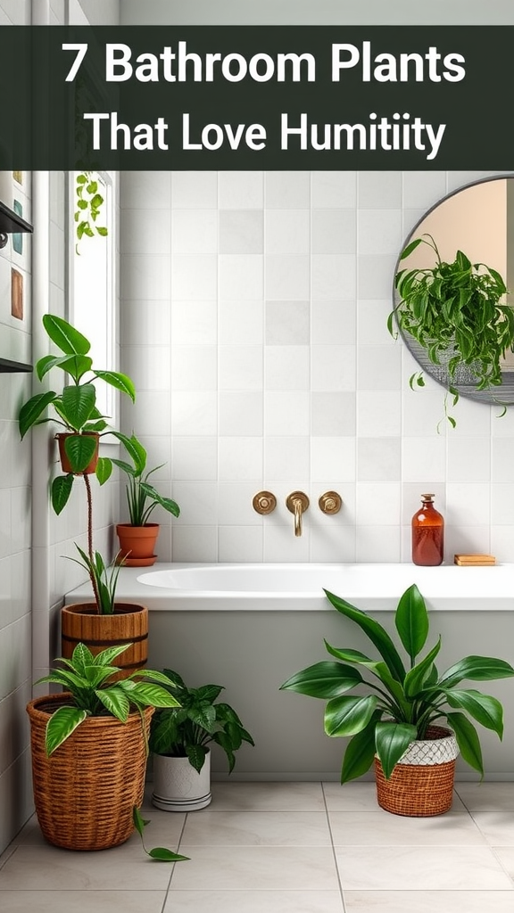 “7 Bathroom Plants That Love Humidity”