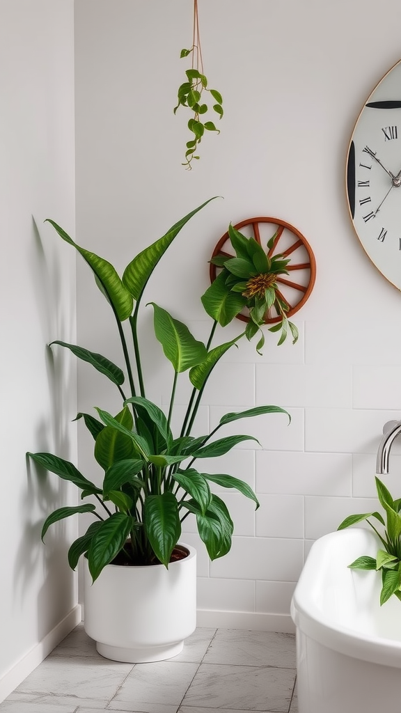 “10 Plants That Thrive In Humid Bathrooms”